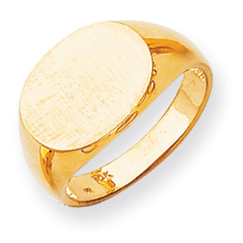 Men's Signet Ring 14k Gold RS256