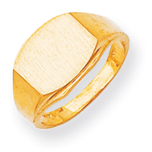 Signet Ring 14k Gold RS348, MPN: RS348, 883957442808