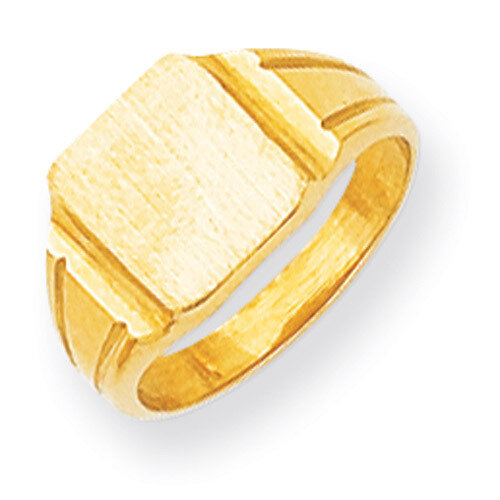 Signet Ring 14k Gold RS355, MPN: RS355, 883957410678
