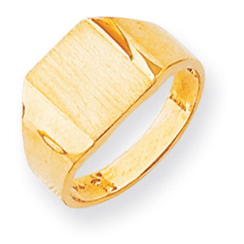 Signet Ring 14k Gold RS363, MPN: RS363, 883957369464