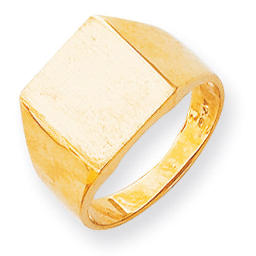 Men's Signet Ring 14k Gold RS365