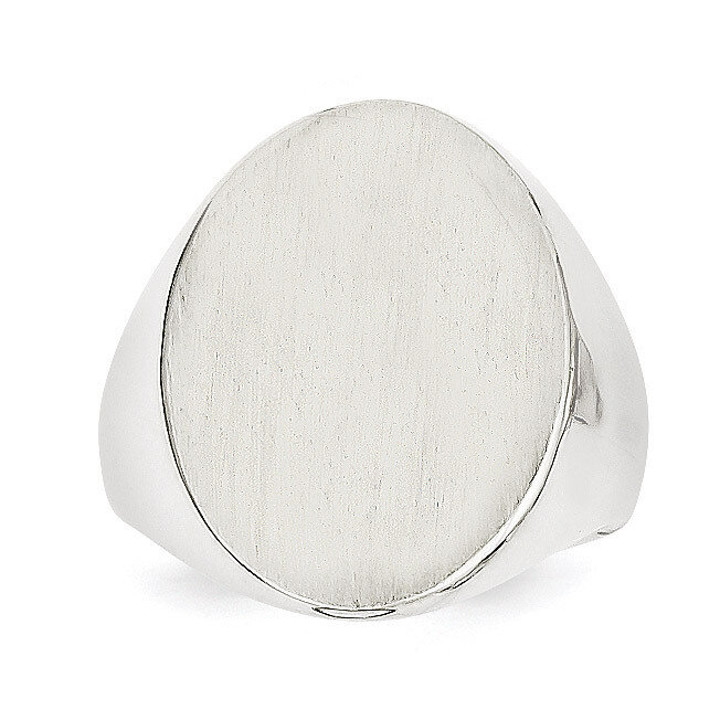 Signet Ring 14k White Gold RS546, MPN: RS546, 883957467931