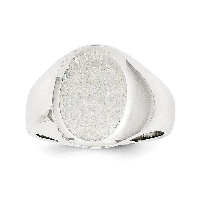 Signet Ring 14k White Gold RS548, MPN: RS548, 883957369624