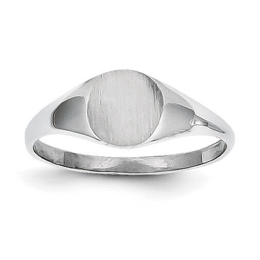 Signet Ring 14k White Gold RS567, MPN: RS567, 883957411026