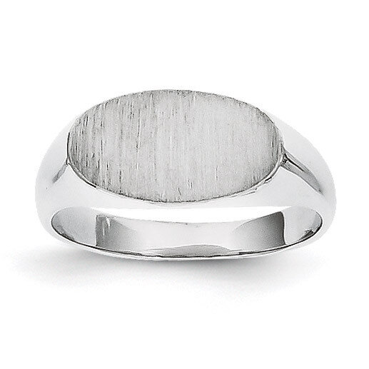Signet Ring 14k White Gold RS574, MPN: RS574, 883957443164