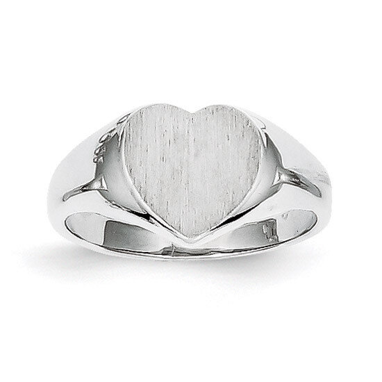 Signet Ring 14k White Gold RS588, MPN: RS588, 883957369716