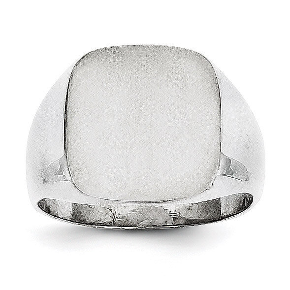 Signet Ring 14k White Gold RS605, MPN: RS605, 883957443218