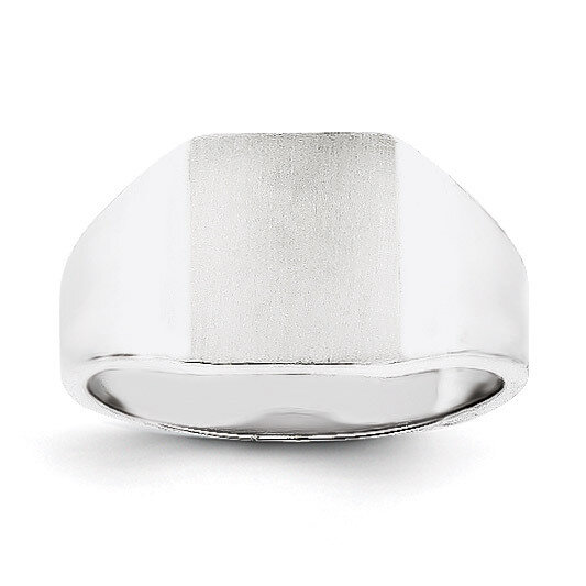 Signet Ring 14k White Gold RS606, MPN: RS606, 883957411125