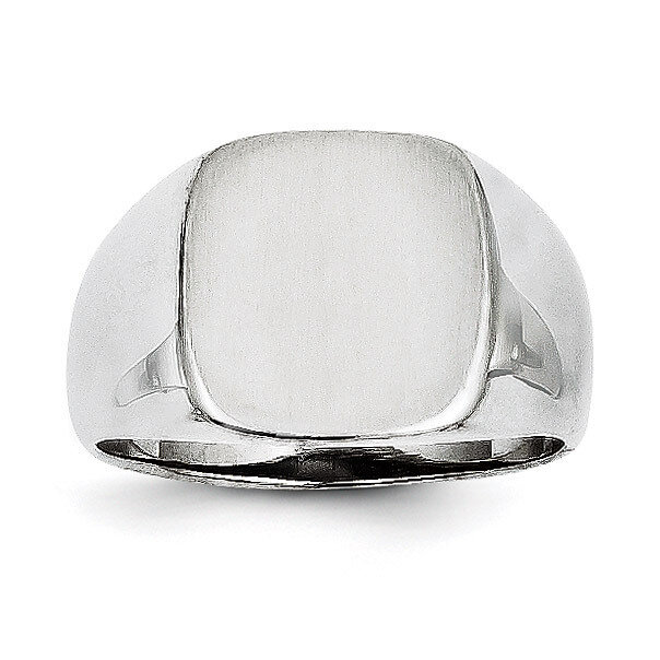 Signet Ring 14k White Gold RS607, MPN: RS607, 883957516899