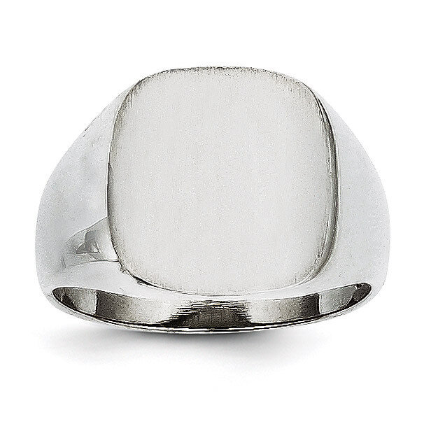 Signet Ring 14k White Gold RS608, MPN: RS608, 883957443225
