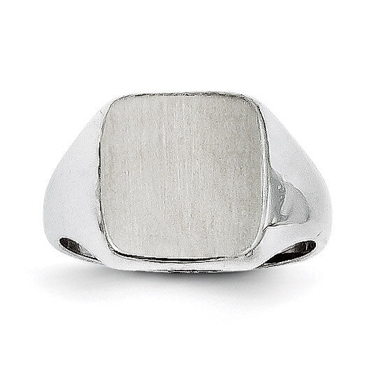 Signet Ring 14k White Gold RS612, MPN: RS612, 883957411156