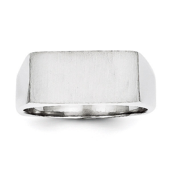 Signet Ring 14k White Gold RS626, MPN: RS626, 883957369839