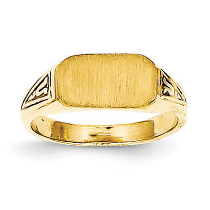 Signet Ring 14k Gold RS638, MPN: RS638, 883957369853