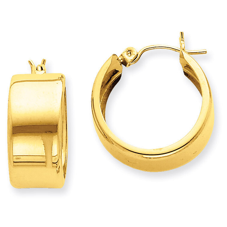 Hoop Earrings 14k Gold S1161, MPN: S1161, 883957285320