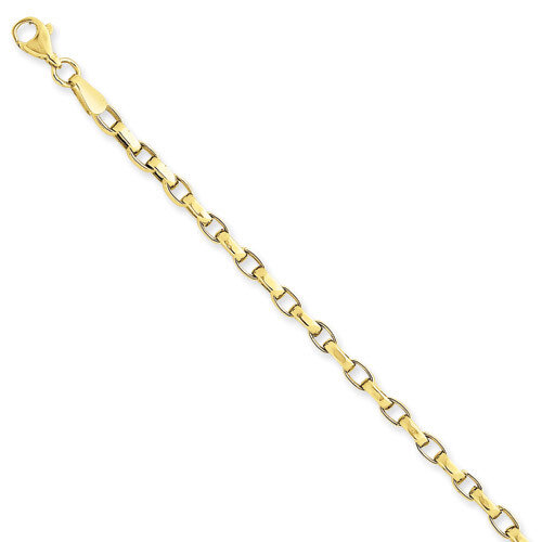 Fancy Link Bracelet 7.25 Inch 14k Gold SF998-7.25