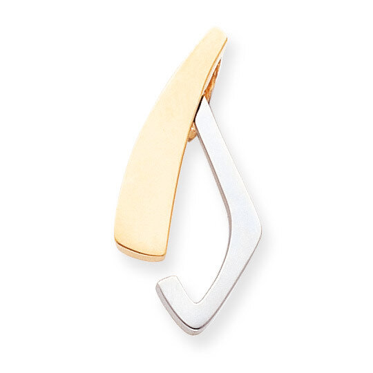 Fits up to 6mm Omega, 8mm Reversible, Omega Slide 14k Two-Tone Gold SL240, MPN: SL240, 883957369952