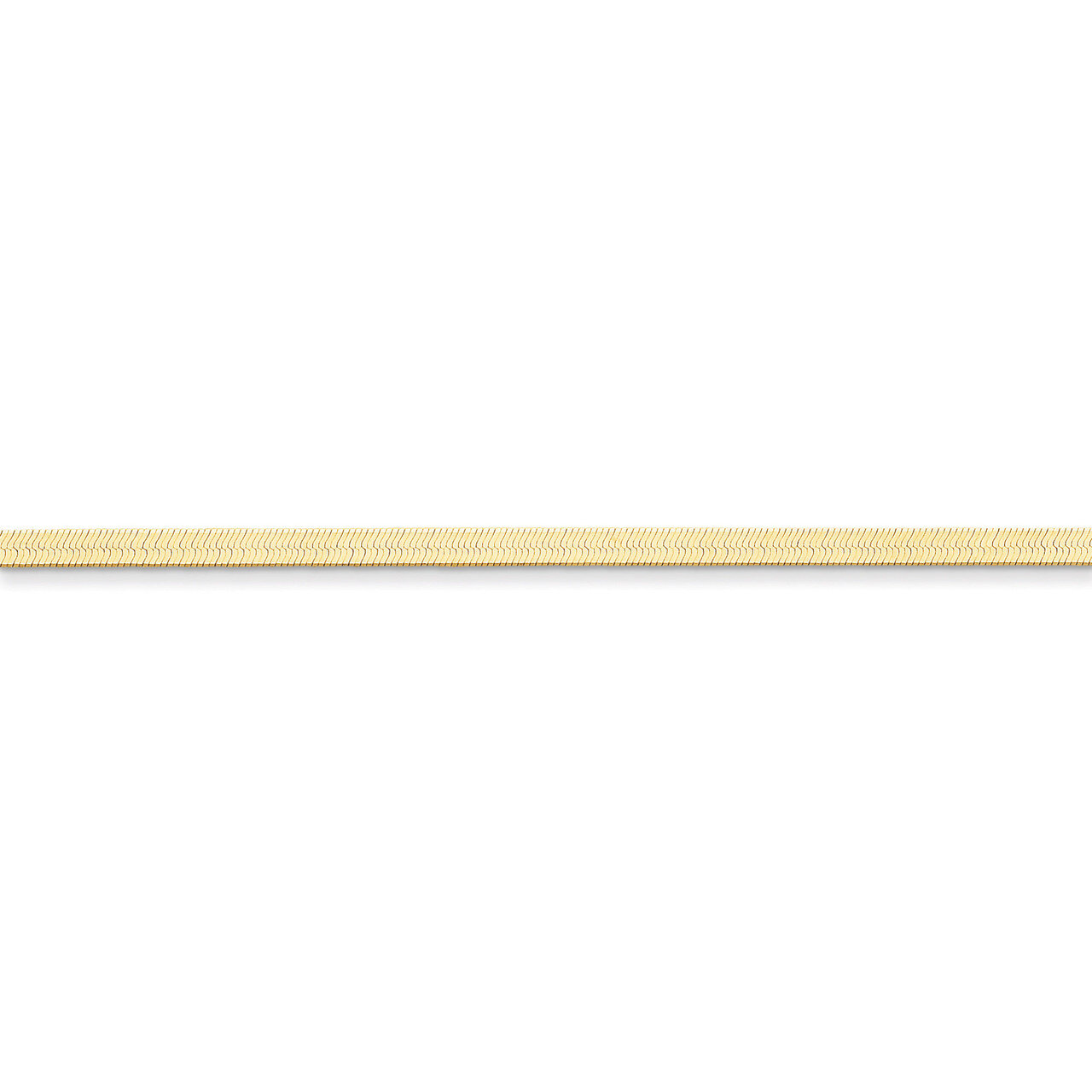 3.0mm Silky Herringbone Chain 8 Inch 14k Gold SLK025-8
