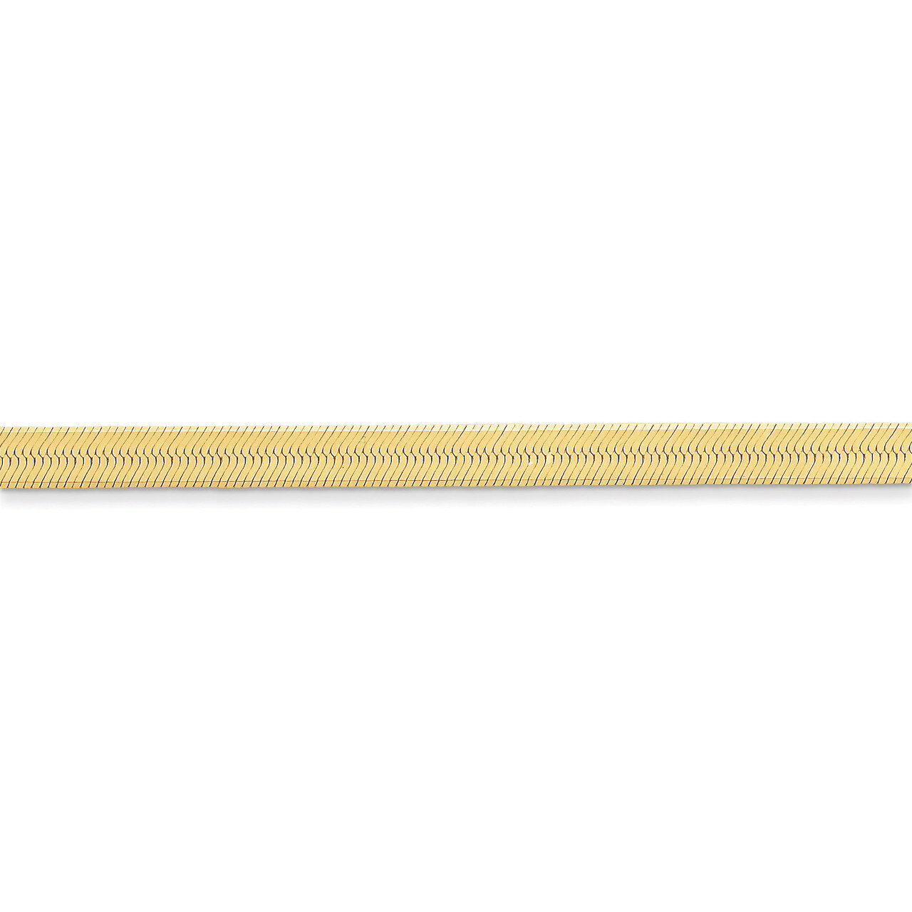 5.5mm Silky Herringbone Chain 16 Inch 14k Gold SLK055-16