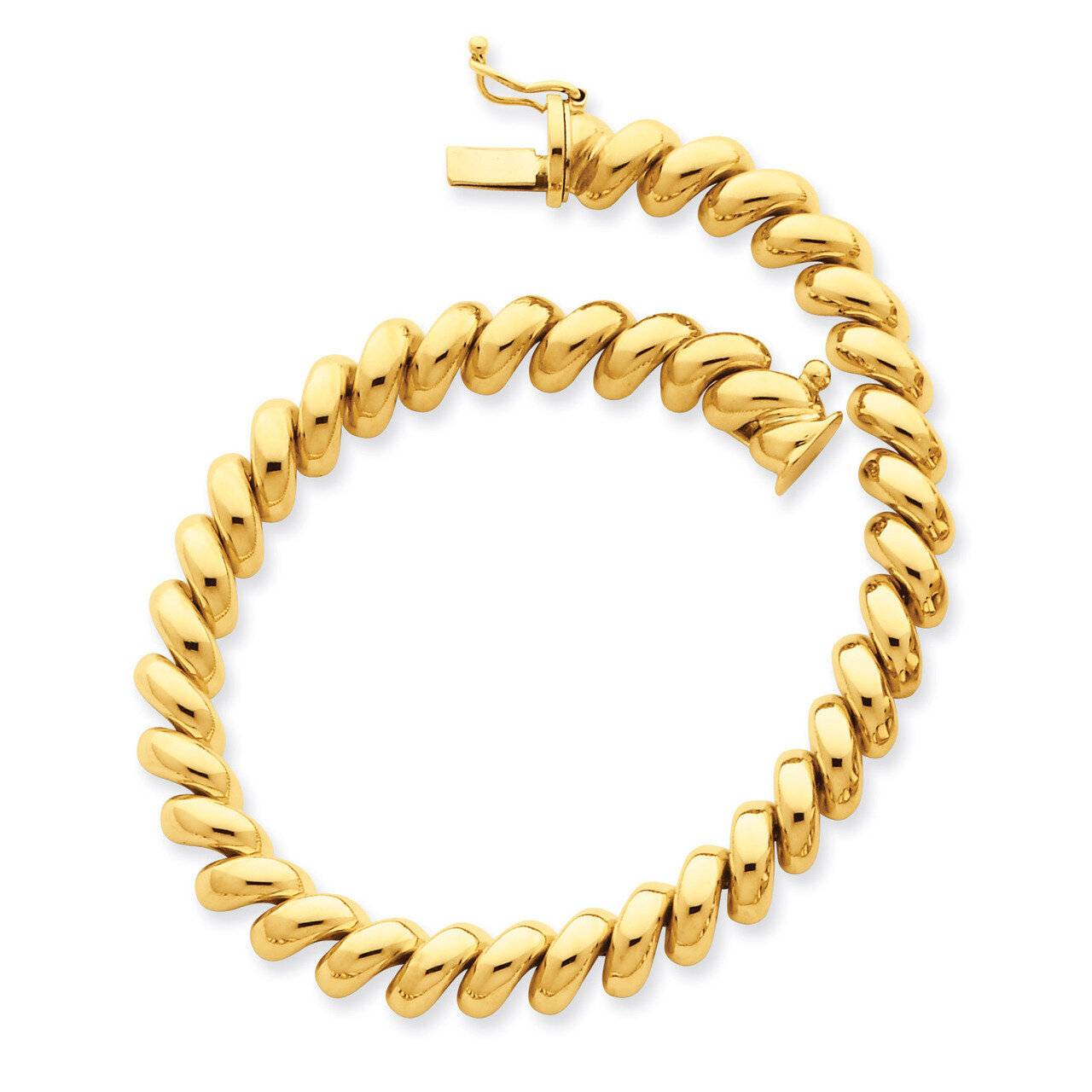 San Marco Necklace 16 Inch 14k Gold Polished SM10-16