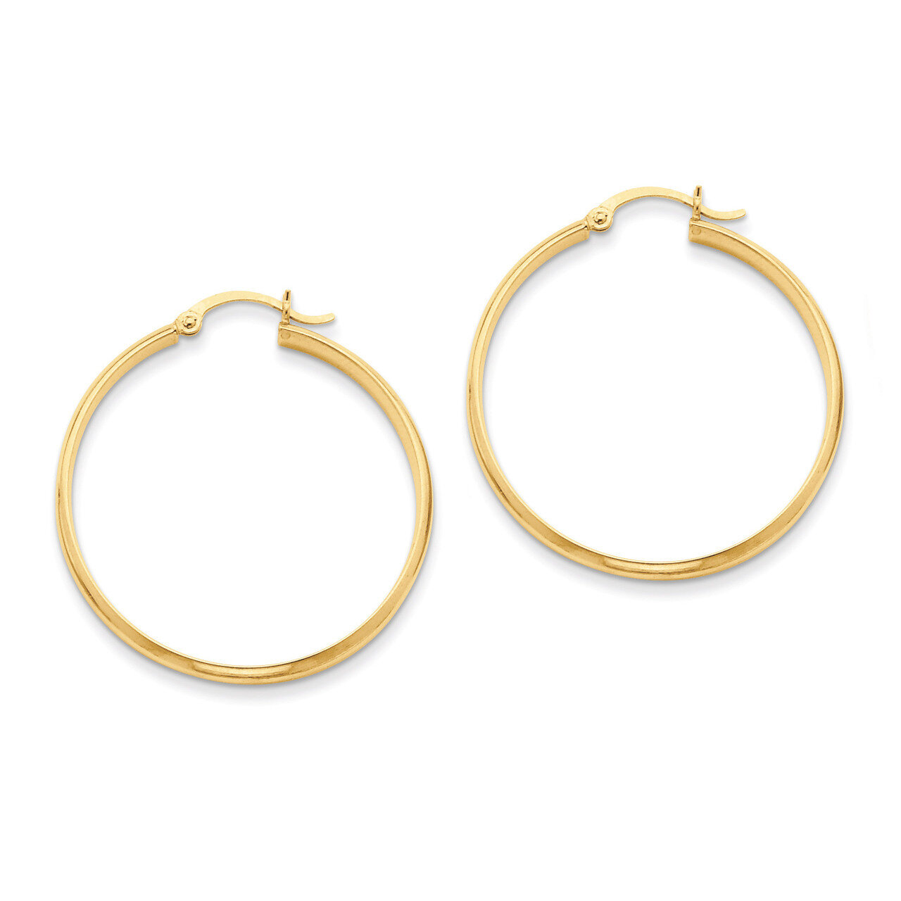 Hoop Earring 14k Gold Polished TA235, MPN: TA235, 883957288376