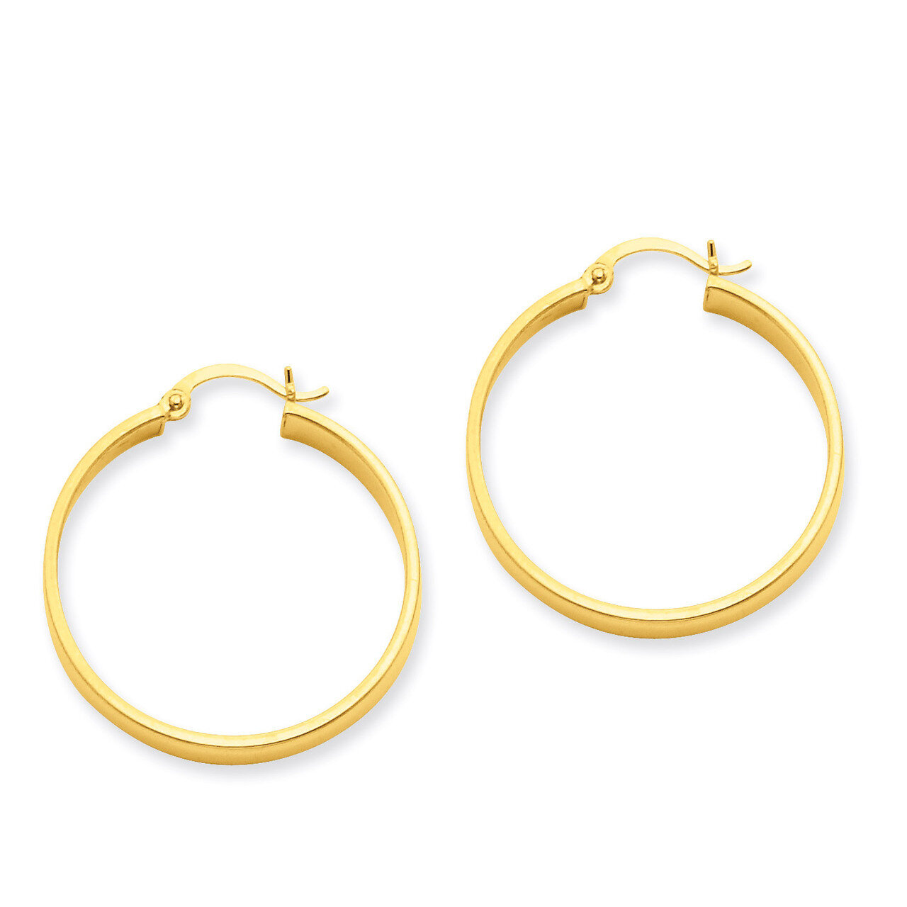 Hoop Earring 14k Gold Polished TA241, MPN: TA241, 883957288437