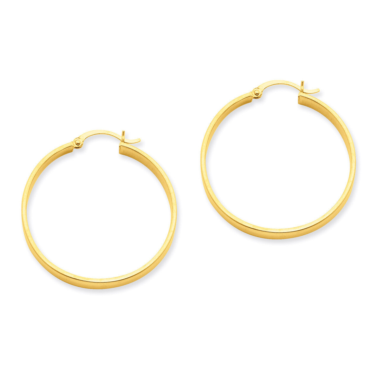 Hoop Earring 14k Gold Polished TA242, MPN: TA242, 883957288444