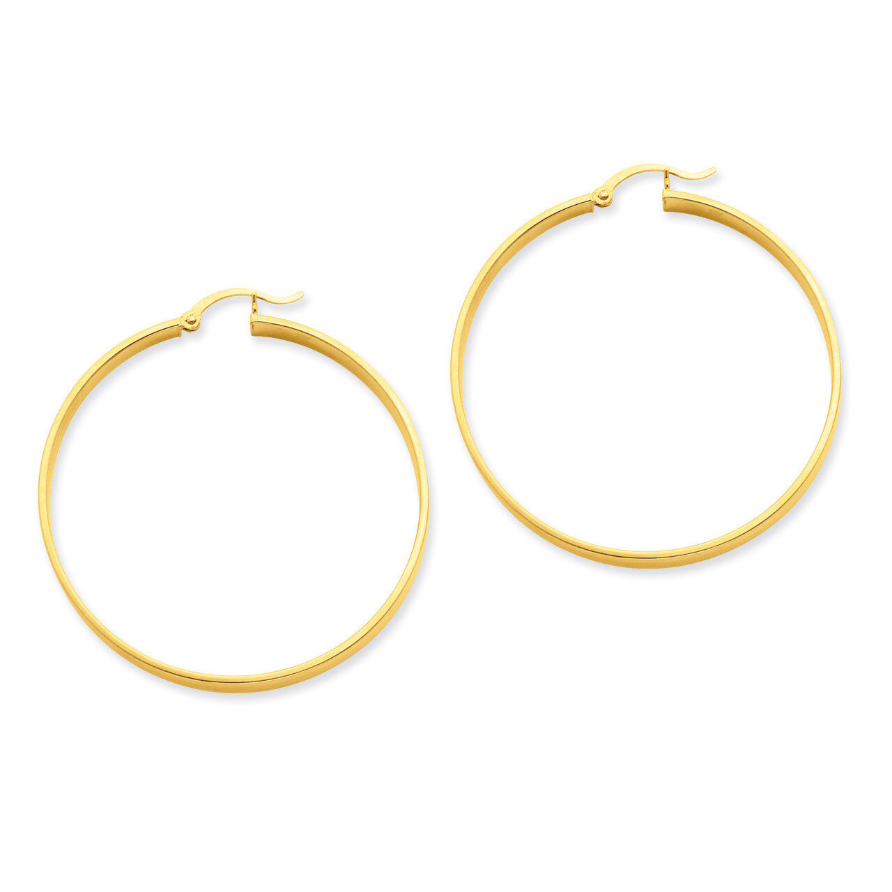 Hoop Earring 14k Gold Polished TA243, MPN: TA243, 883957288451