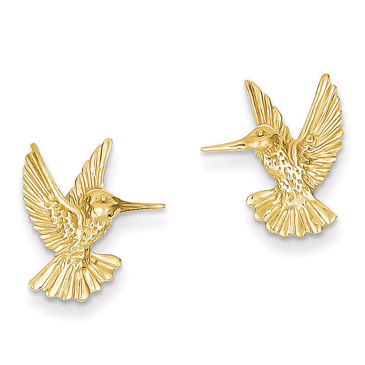 Hummingbird Post Earrings 14k Gold TC625