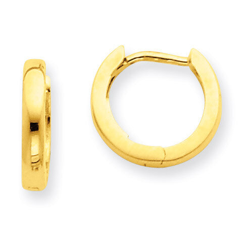 2.25mm Hinged Hoop Earrings 14k Gold TL153