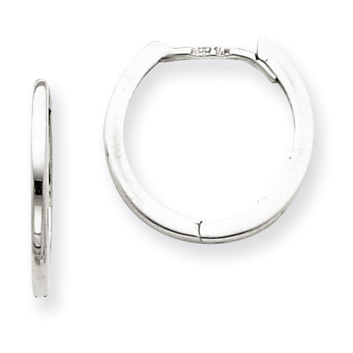 Hinged Earrings 14k White Gold TM618, MPN: TM618, 869786185017