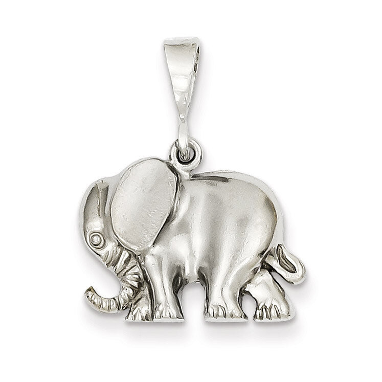Elephant Charm 14k White Gold WCH100