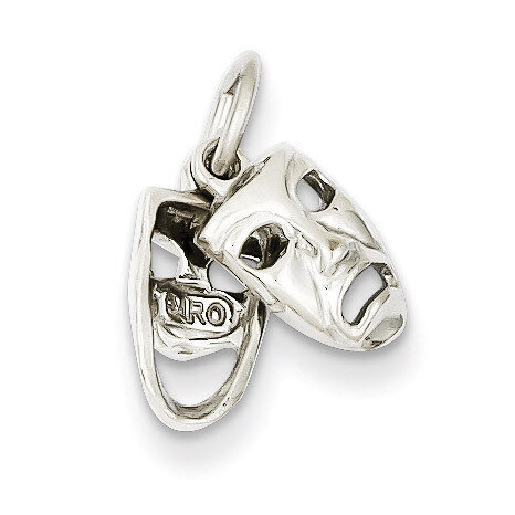 Comedy/Tragedy Charm 14k White Gold WCH77, MPN: WCH77, 883957138442
