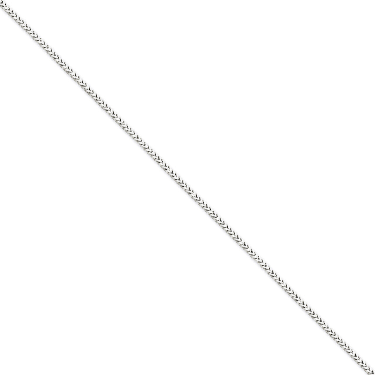 2.0mm Franco Chain 18 Inch 14k White Gold WFRA065-18, MPN: WFRA065-18, 886774120409