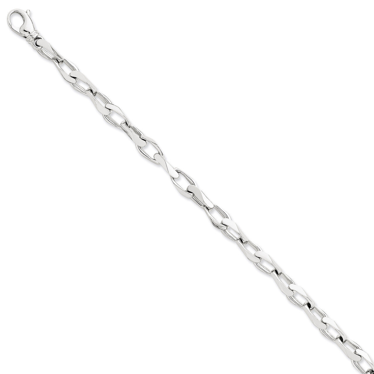 6.5mm Hand-Polished Link Chain 22 Inch 14k White Gold WLK309-22, MPN: WLK309-22, 191101655395
