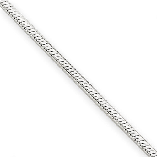 1.40mm Octagonal Snake Chain 20 Inch 14k White Gold WOS150-20, MPN: WOS150-20, 886774431611