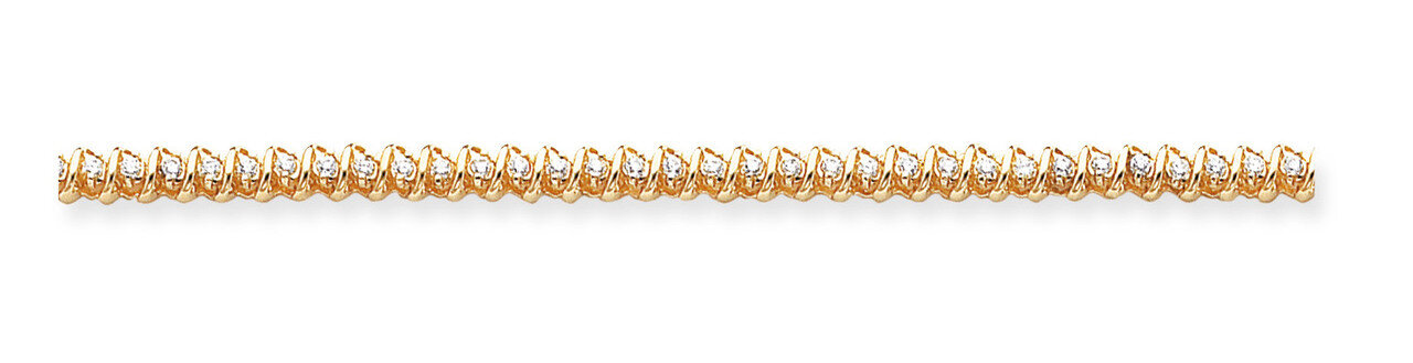 1.9mm Diamond Tennis Bracelet Mounting 14k Gold X2001