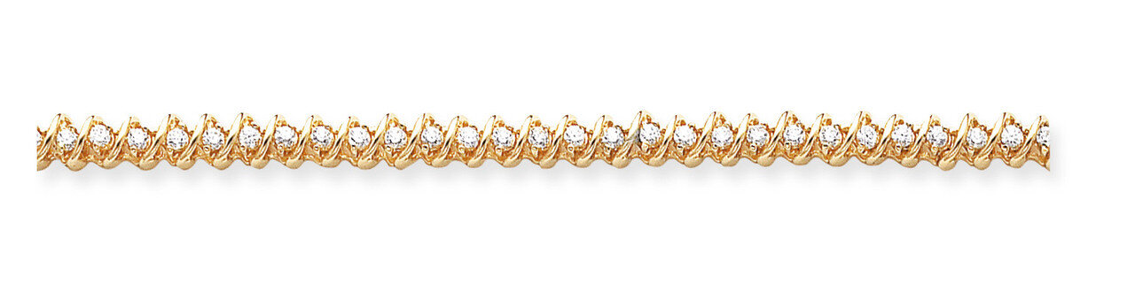 Diamond tennis bracelet 14k Gold X2003A, MPN: X2003A, 883957194530