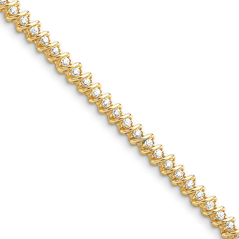 Diamond tennis bracelet 14k Gold X2003VS