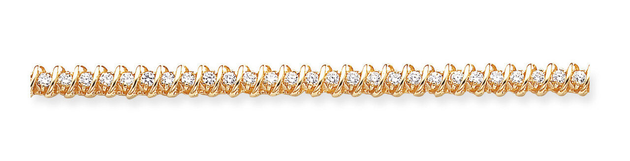 2.7mm Diamond Tennis Bracelet Mounting 14k Gold X2004