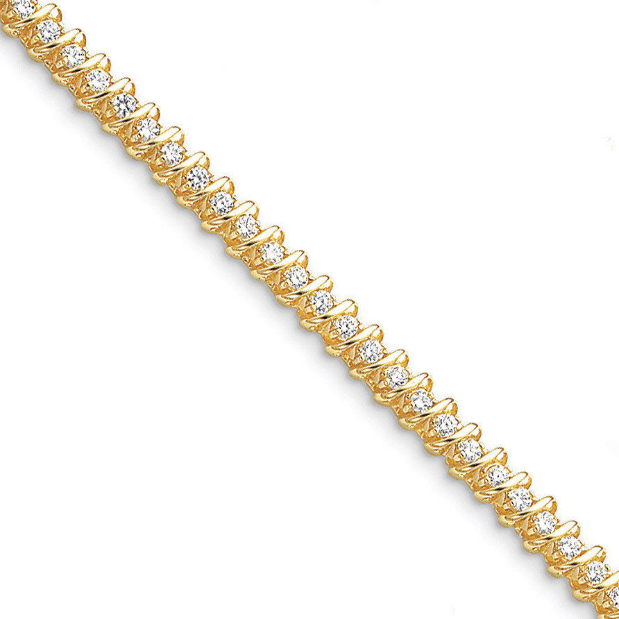Diamond tennis bracelet 14k Gold X2004AAA