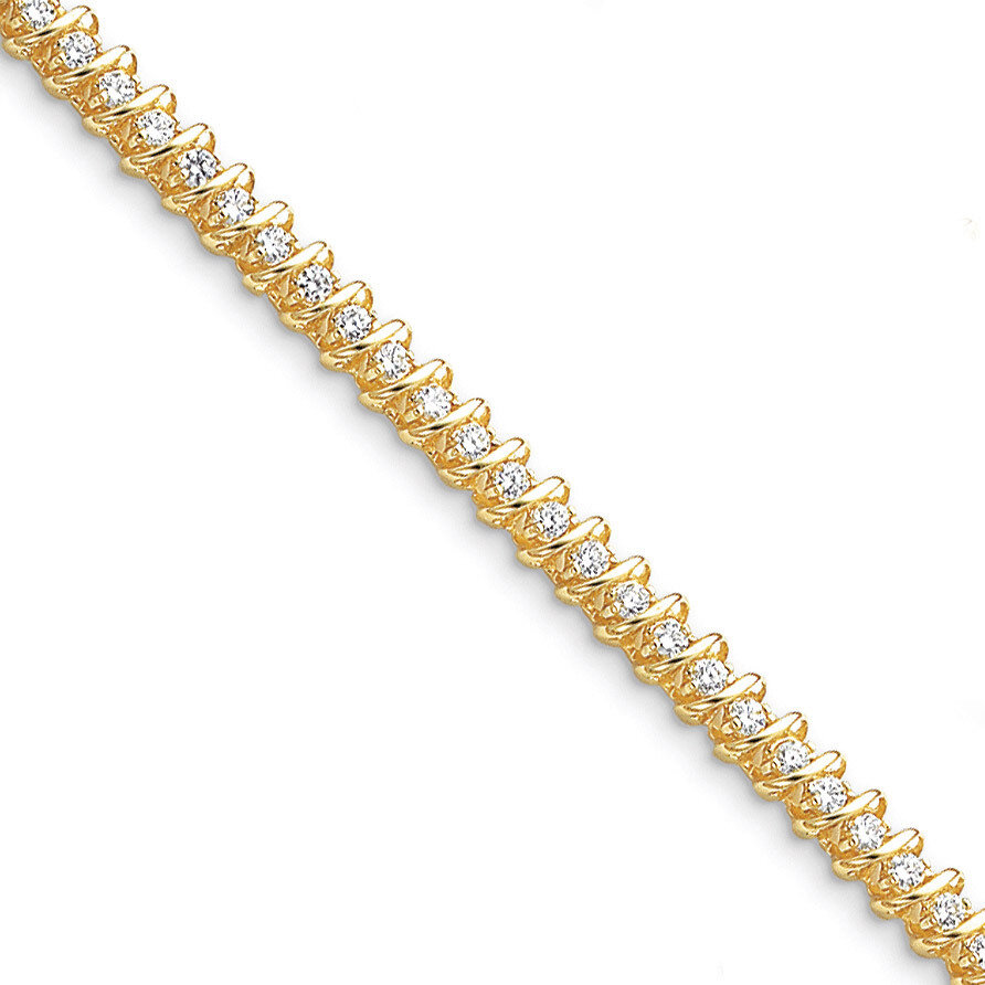 Diamond tennis bracelet 14k Gold X2004VS, MPN: X2004VS, 883957195773