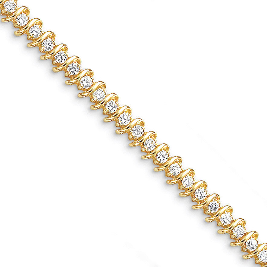 Diamond tennis bracelet 14k Gold X2006AAA