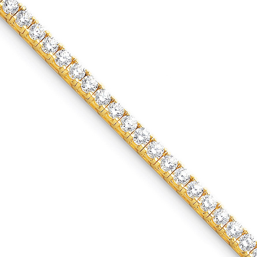 5.1mm Diamond Tennis Bracelet Mounting 14k Gold X2048