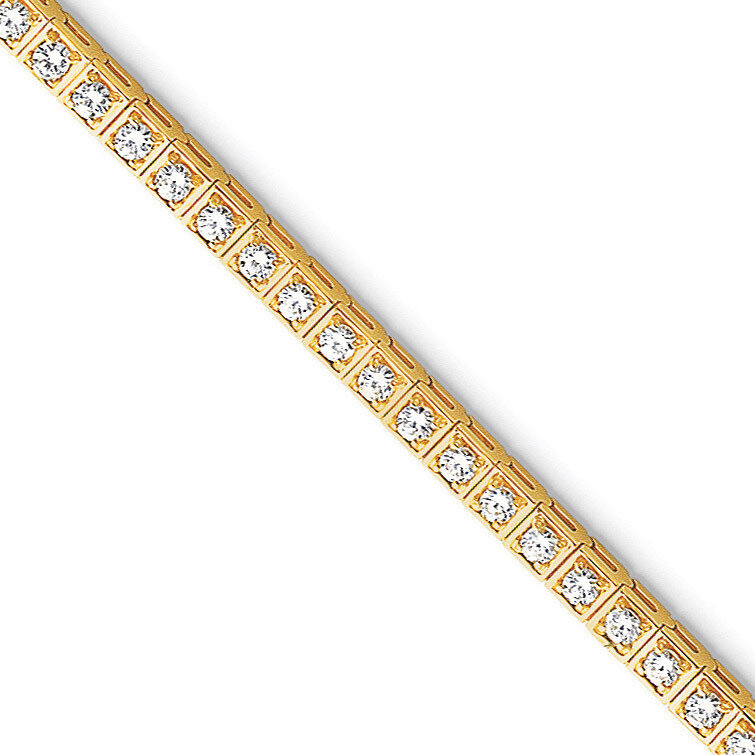 3mm Diamond Tennis Bracelet Mounting 14k Gold X2163
