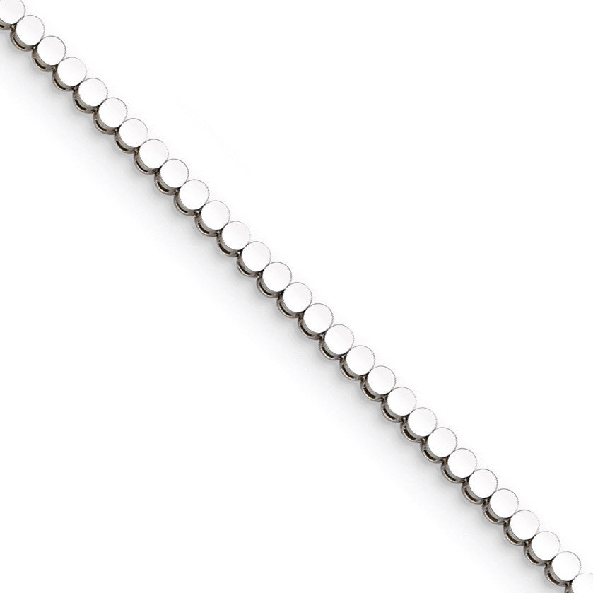 Holds up to 52 2.25mm Stones Add-A-Diamond Tennis Bracelet M 14k White Gold X2302W