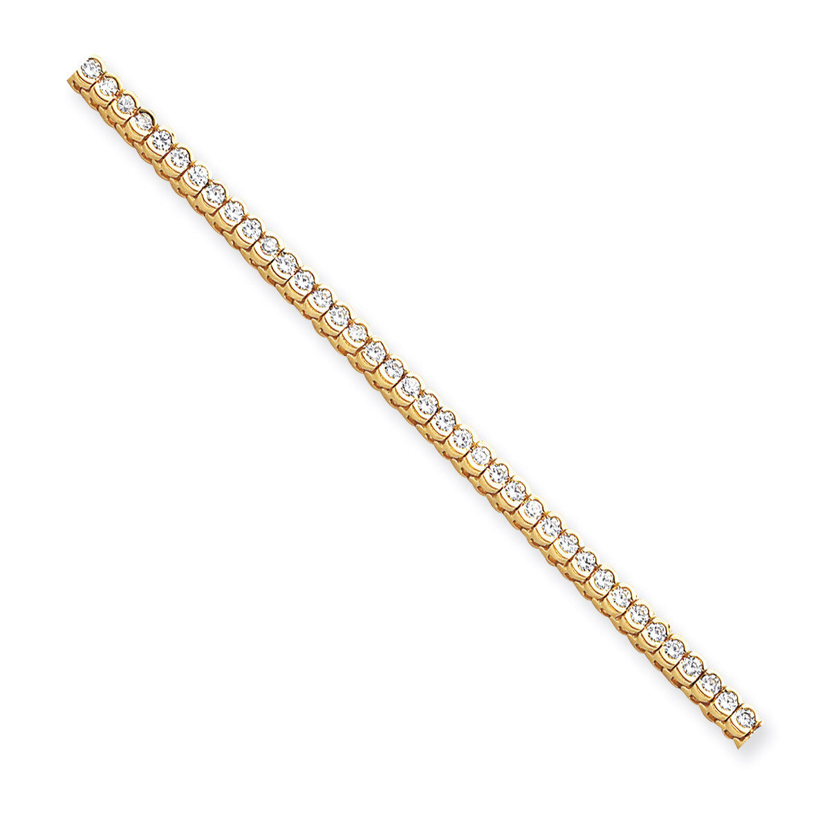2.5mm Diamond Tennis Bracelet Mounting 14k Gold X2319