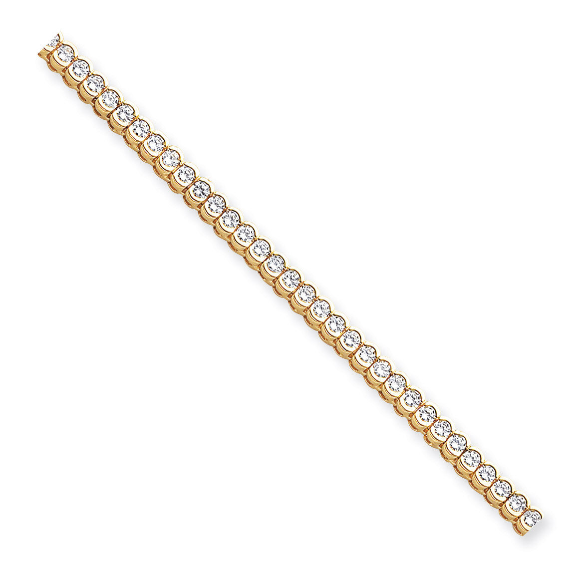 3mm Diamond Tennis Bracelet Mounting 14k Gold X2323