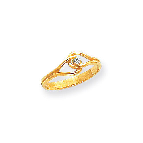 Diamond Ring 14k Gold Polished X5268AA