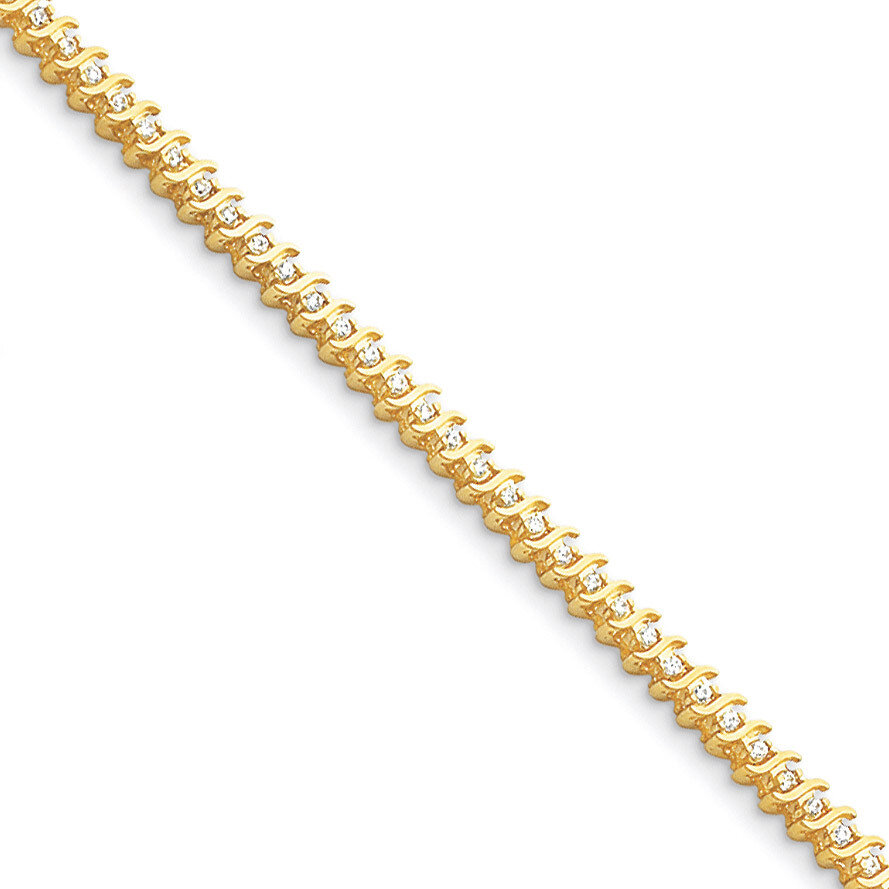 Diamond tennis bracelet 14k Gold X700AA, MPN: X700AA, 883957195360