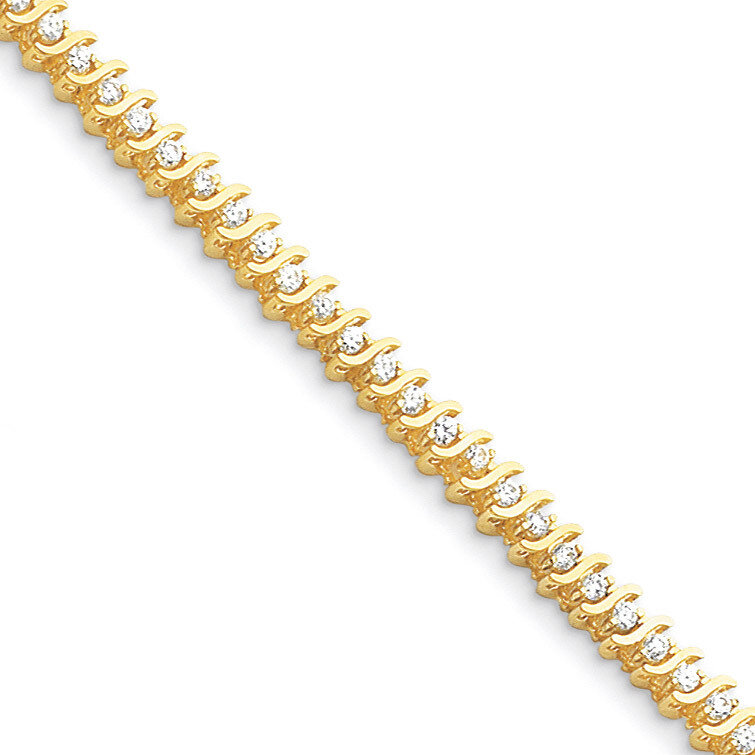 Diamond tennis bracelet 14k Gold X703AA